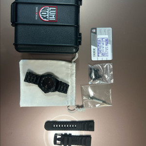 루미녹스 3121.BO 퍼시픽 다이버 시계 올블랙 카본