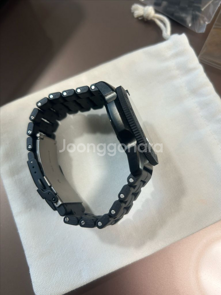 루미녹스 3121.BO 퍼시픽 다이버 시계 올블랙 카본--2