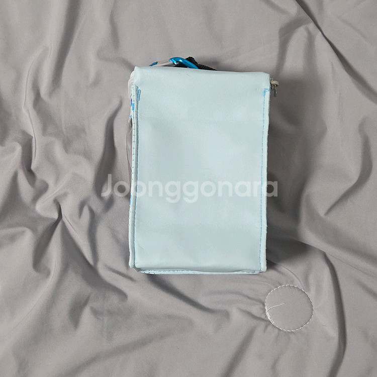 가챠 파우치 블루 크레인 머신 키링--3