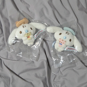 시나모롤 곰과함께 밀크 인형 키링