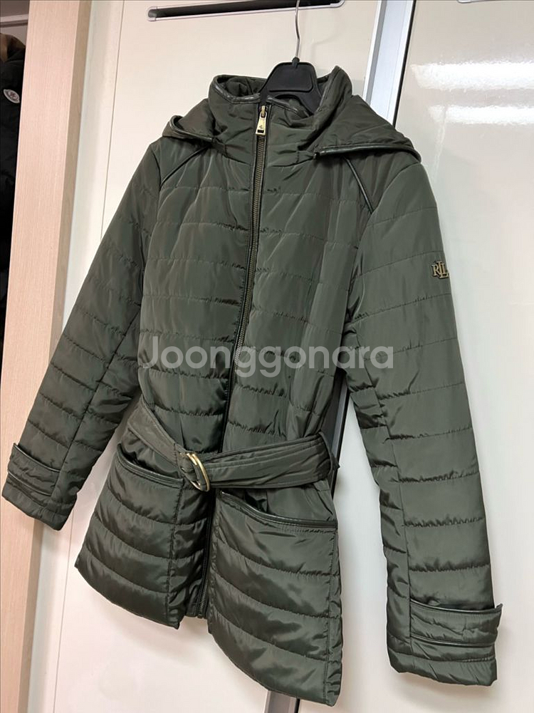 22년 폴로 로렌랄프로렌 경량패딩 벨트퀼팅점퍼 후드자켓--1