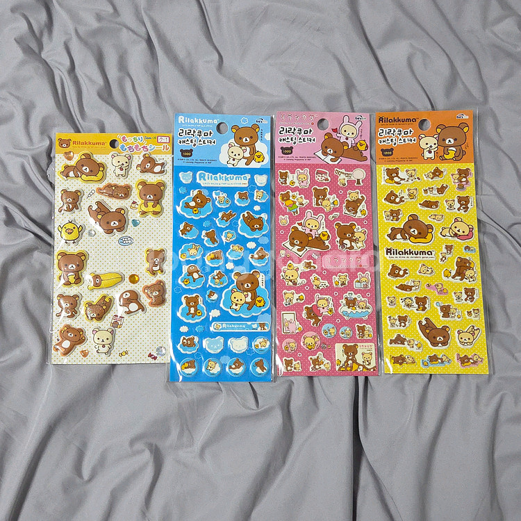 고전 리락쿠마 스티커--0