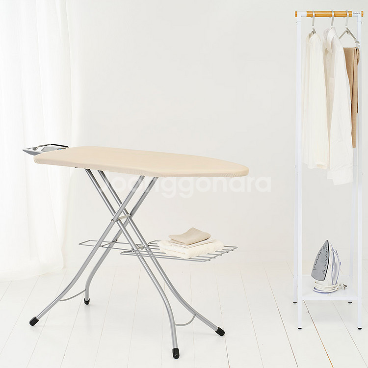 브라반티아 다리미판 C형 메탈릭 그레이 25mm 렉부착 에쿠르 + 신품 비스코스 다리미판 패드--4