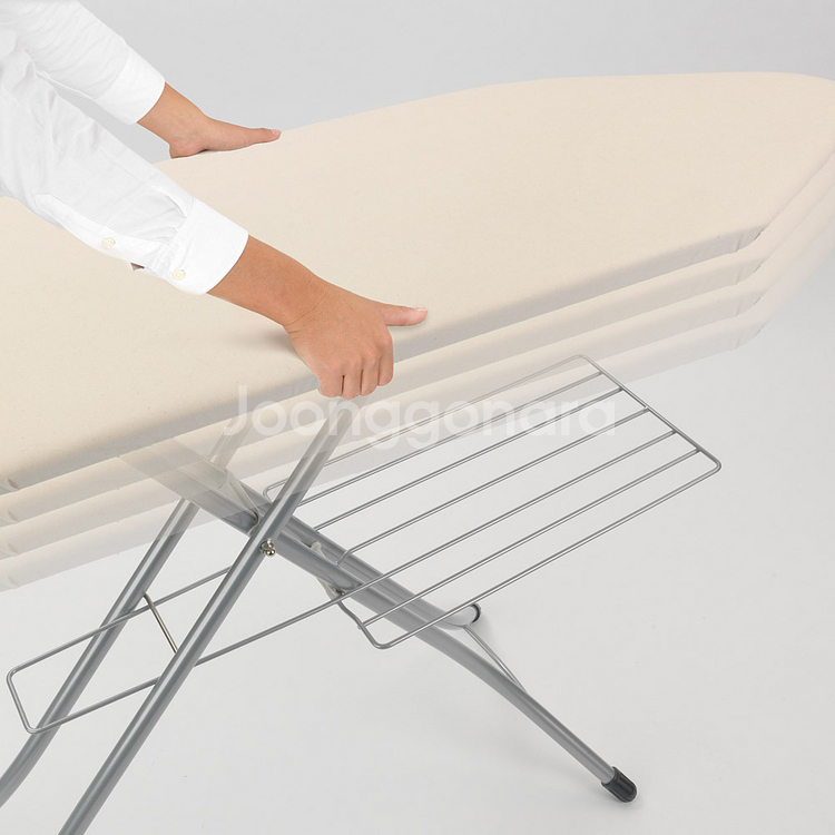 브라반티아 다리미판 C형 메탈릭 그레이 25mm 렉부착 에쿠르 + 신품 비스코스 다리미판 패드--5