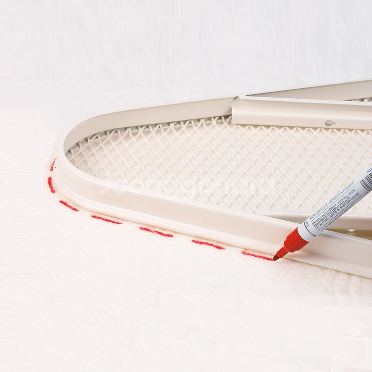 브라반티아 다리미판 C형 메탈릭 그레이 25mm 렉부착 에쿠르 + 신품 비스코스 다리미판 패드--7