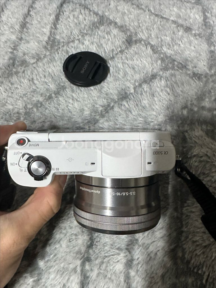 소니 A5000 미러리스 카메라 화이트--5
