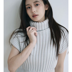 [새상품특가] 윤슬샵 윤슬 코튼 폴라 베스트 (미네랄)