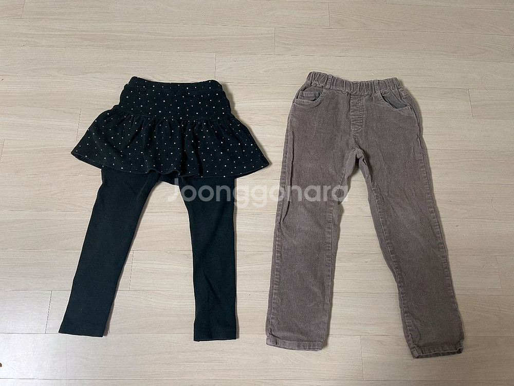 여아 상하복 레깅스 바지 일괄 120--1