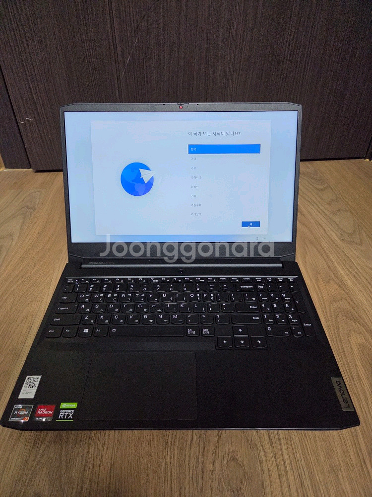 rtx3050ti 레노버 게이밍 3--0