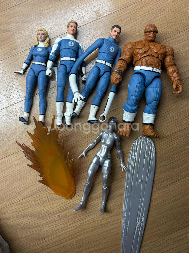 마블레전드 판타스틱 4 피규어 5종--0