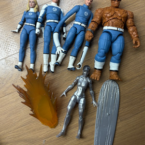 마블레전드 판타스틱 4 피규어 5종