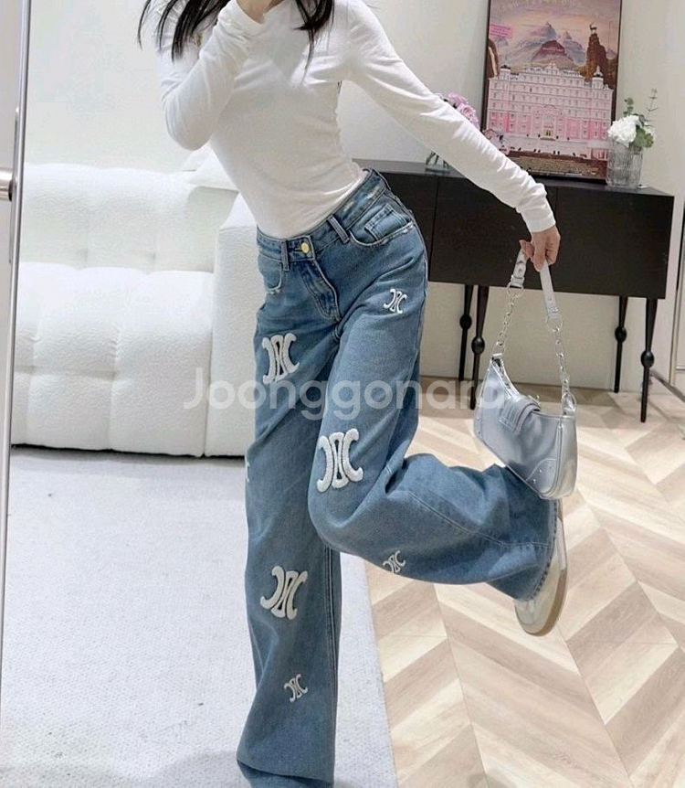 로에베 데님 진--2