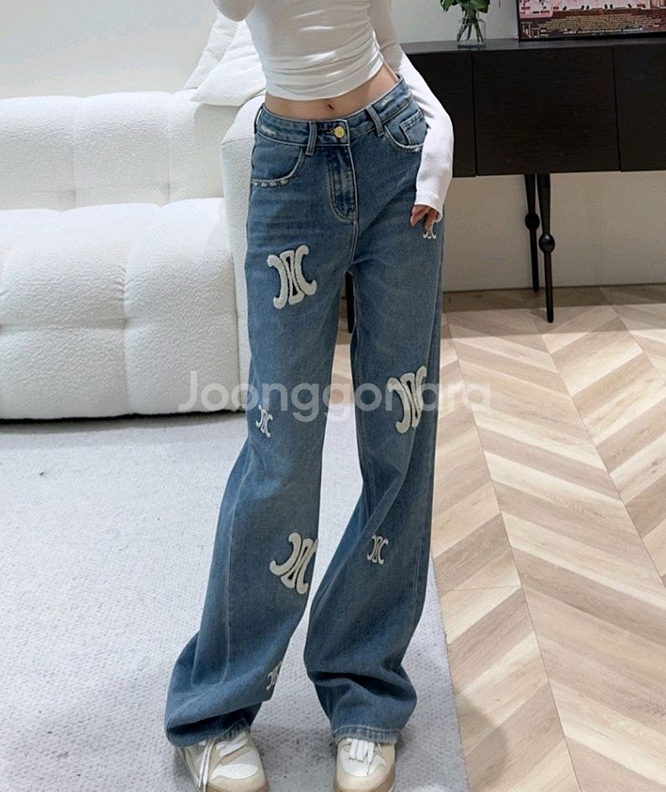 로에베 데님 진--1