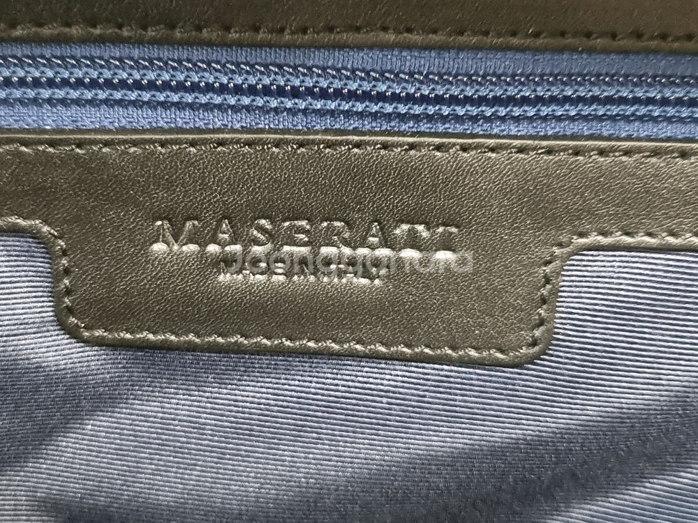 이태리 마세라티 가죽 가방--1