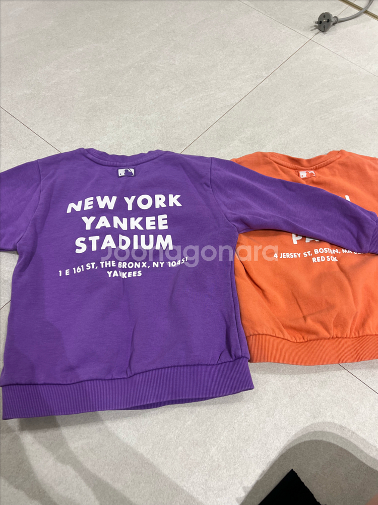 MLB 키즈 맨투맨 105 (4세) 일괄 - 쌍둥이가능--7