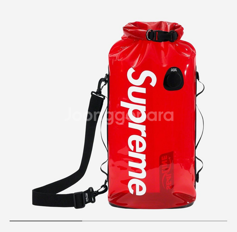 슈프림 / 실라인 드라이백 20L 레드--0