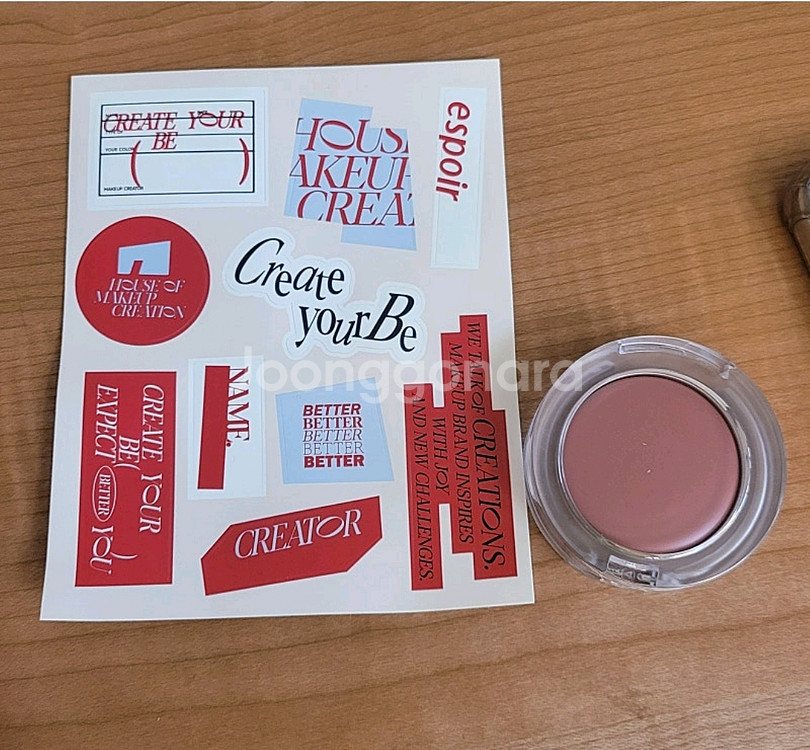 에스쁘아 벨벳 앤 플레이 커스텀 립앤치크 ( 로지무스--0