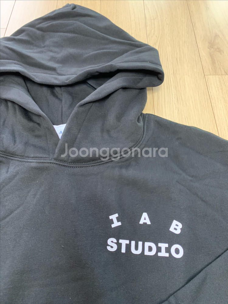 [거의 새제품] 아이앱 스튜디오 후드티 블랙 XL--1