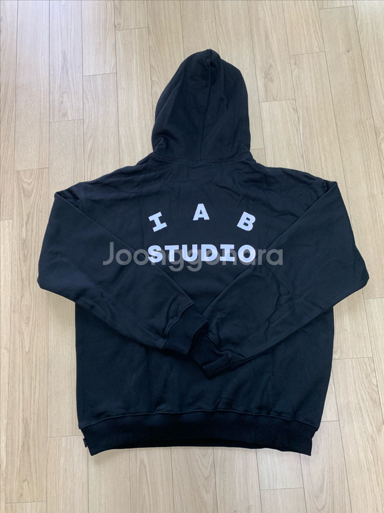 [거의 새제품] 아이앱 스튜디오 후드티 블랙 XL--2