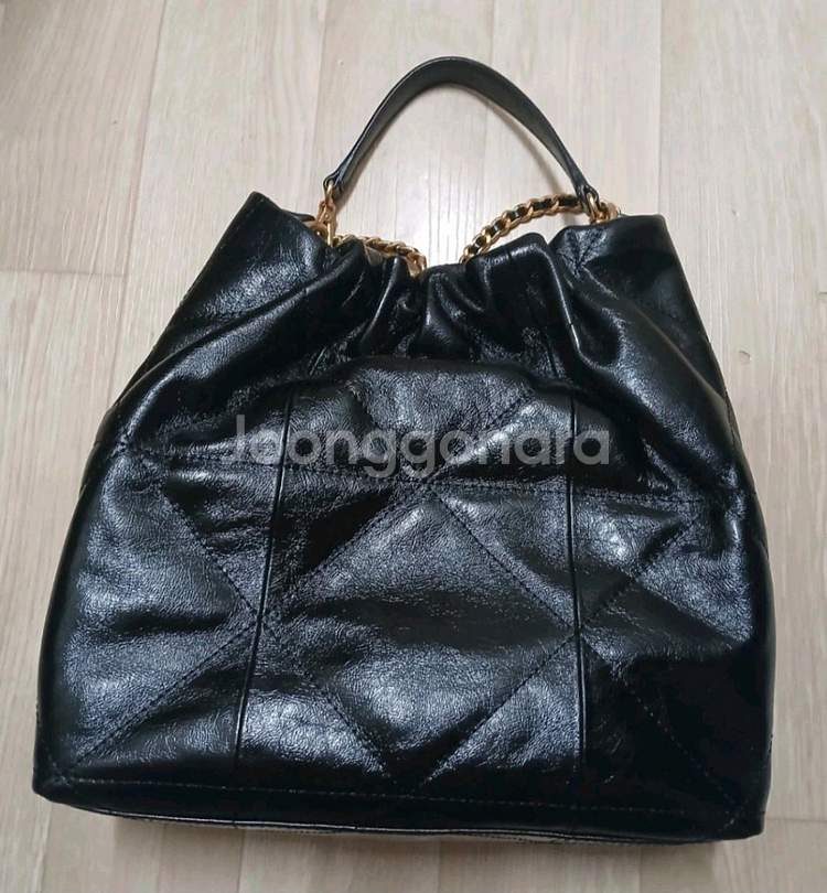 가이거 퀼팅레더 숄더백(상태최상)--4