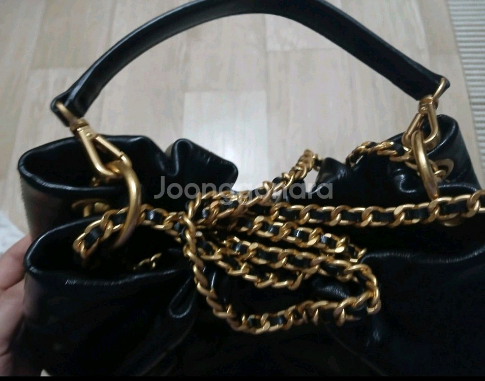 가이거 퀼팅레더 숄더백(상태최상)--5