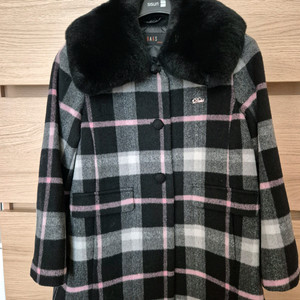 닥스키즈 여아 체크 코트 130사이즈