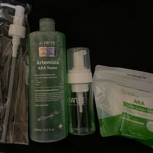 (택포) 닥터 상떼 아카 토너 500ml+거즈패드