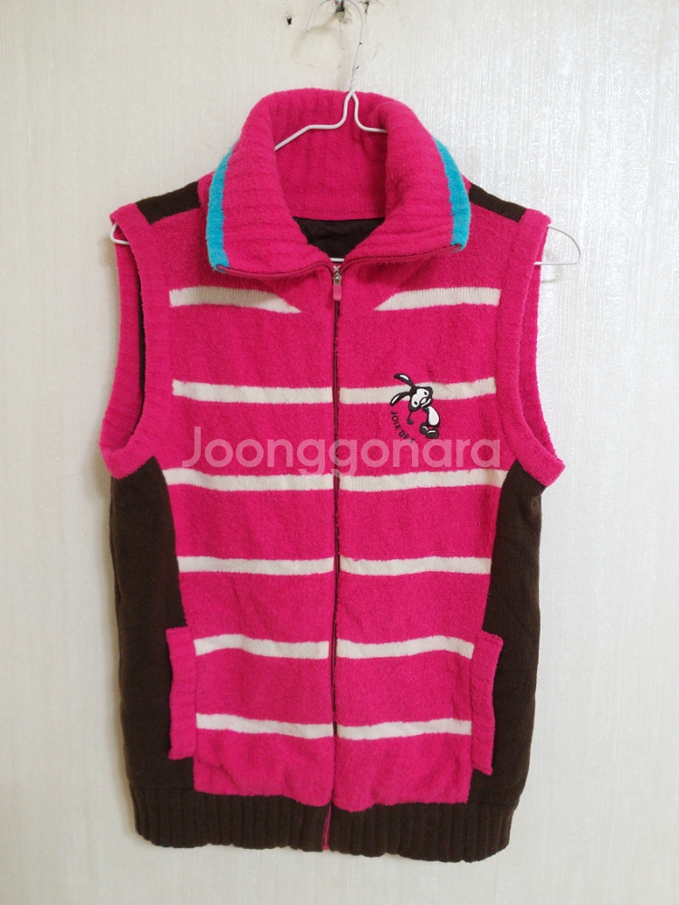 여성 JDX 골프 방풍 집업 니트조끼 (스판90)--0