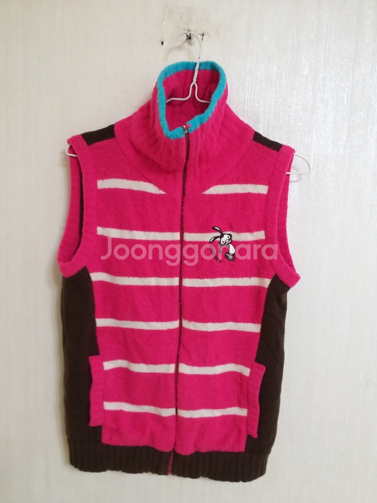 여성 JDX 골프 방풍 집업 니트조끼 (스판90)--1