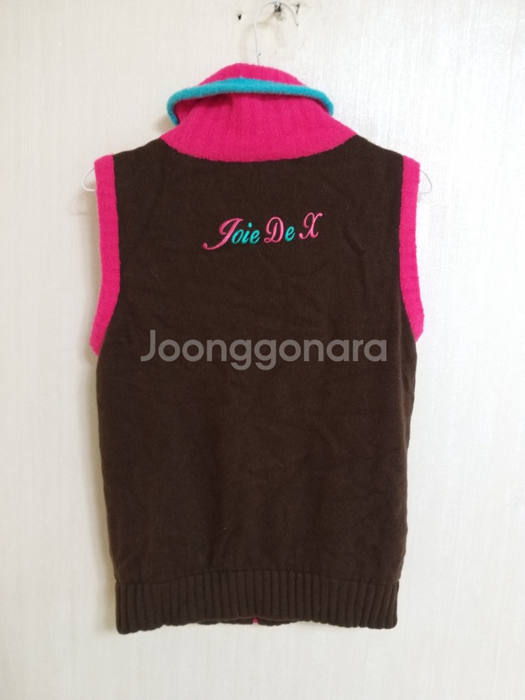 여성 JDX 골프 방풍 집업 니트조끼 (스판90)--4