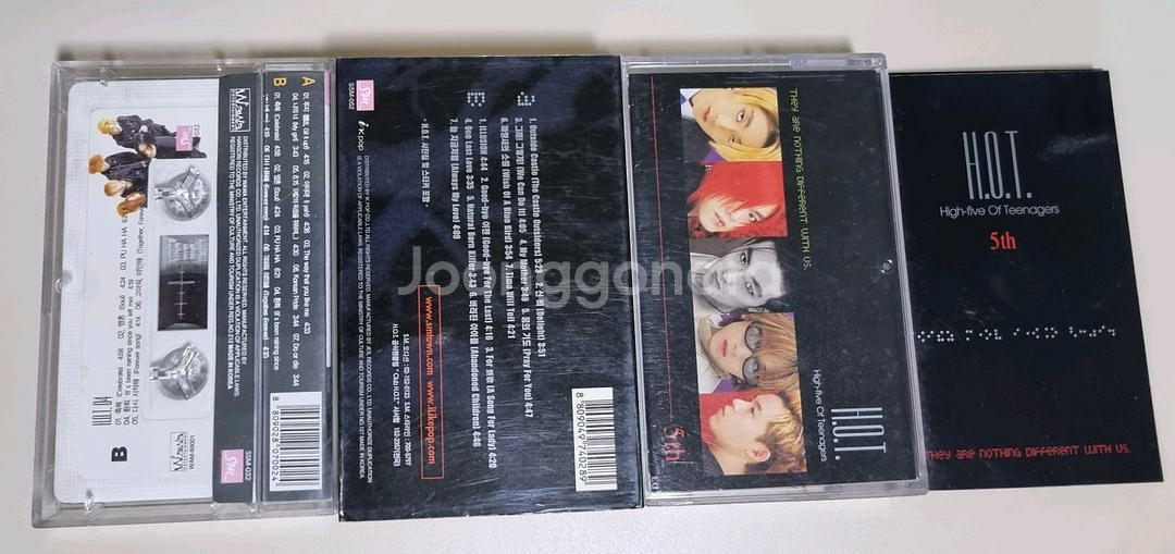 H.O.T 1-5집 카세트테이프--4