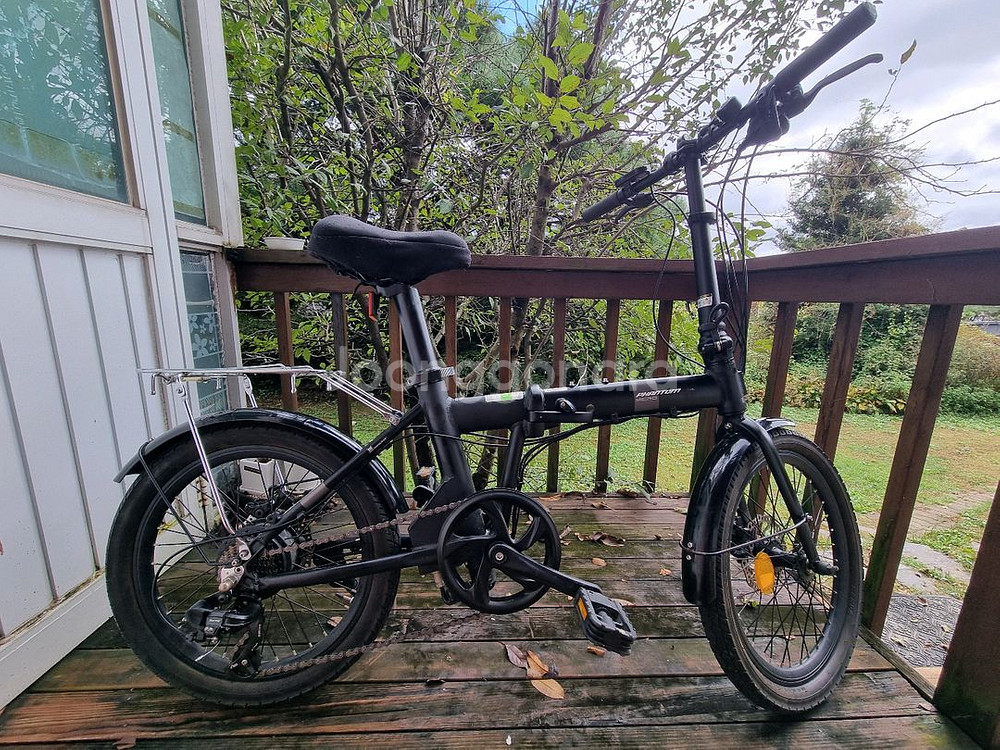 삼천리 전기자전거 팬텀 마이크로 접이식 팝니다.--1