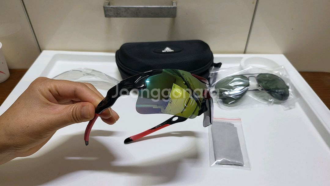 새상품) 에어워크 스포츠 선글라스 3종 세트--1