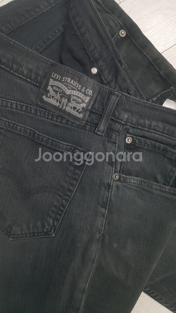 리바이스(사방스판) 다크그레이진 34인치(No.757)해외판!--2