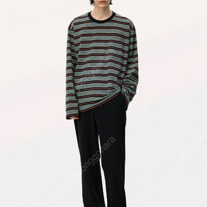 [50]솔리드옴므25ss롱슬리브스트라이프그린