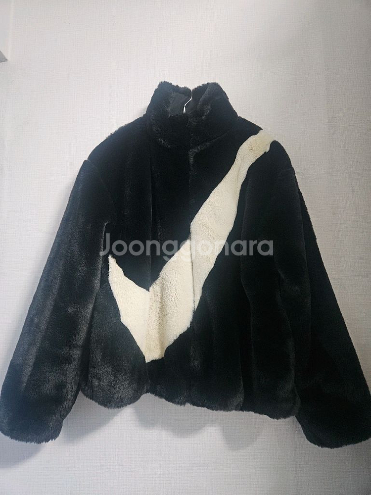 나이키 스우시 퍼 플리스 자켓 S--0