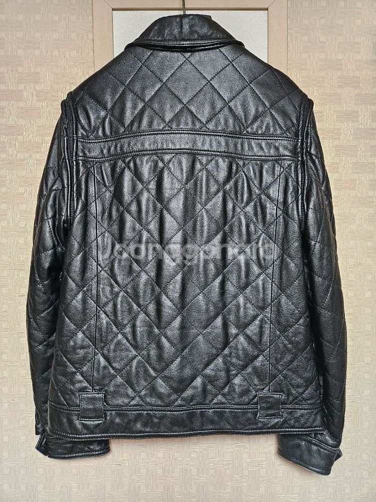 퀼팅 가죽 자켓--1