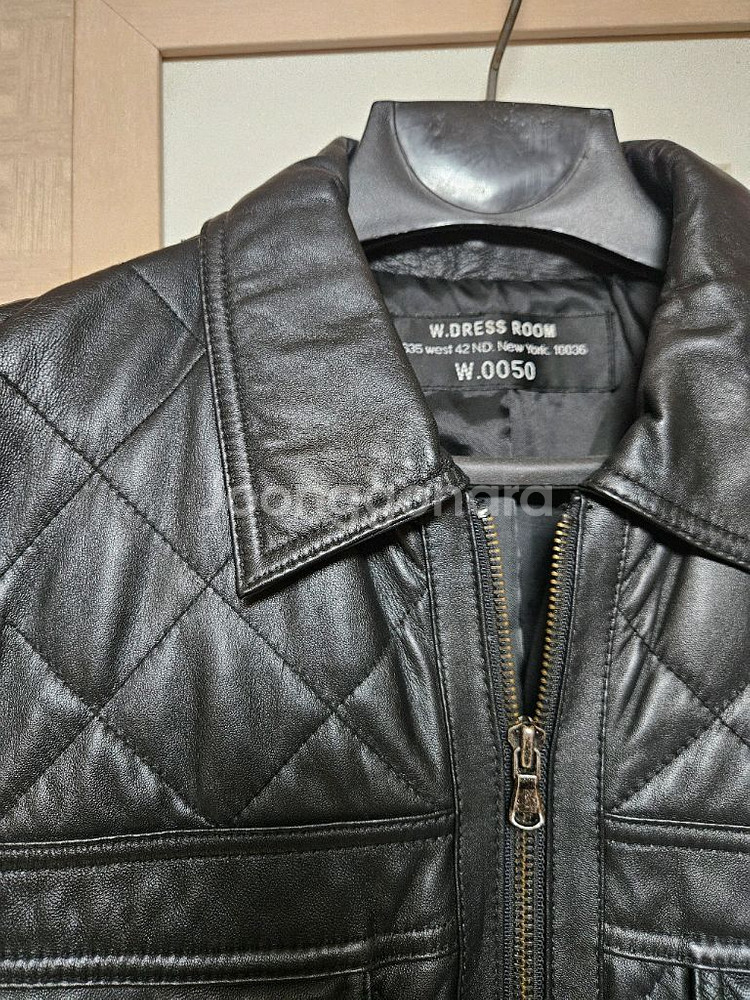 퀼팅 가죽 자켓--4