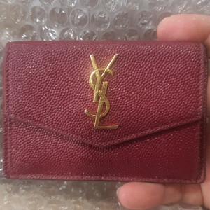 생로랑 YSL 로고 카드지갑