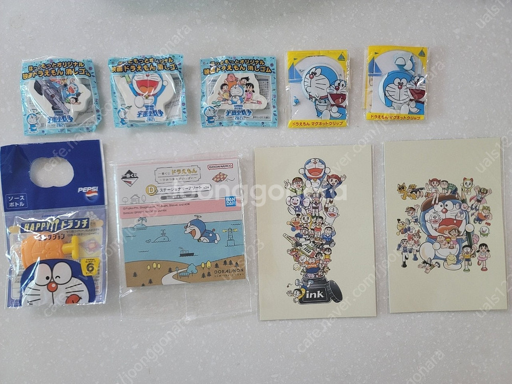 애니41 도라에몽7 피규어 파일 엽서 DVD원단--2