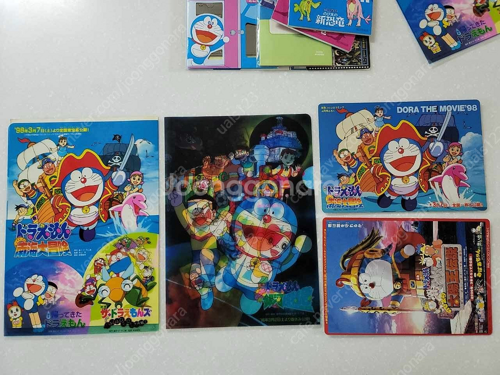 애니41 도라에몽7 피규어 파일 엽서 DVD원단--8