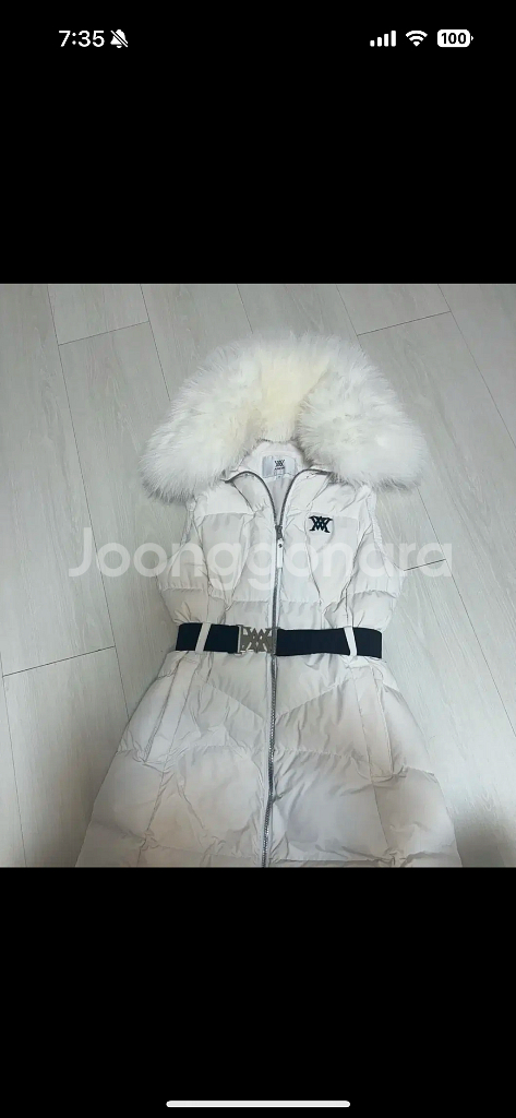 어뉴 골프패딩조끼 xs--0