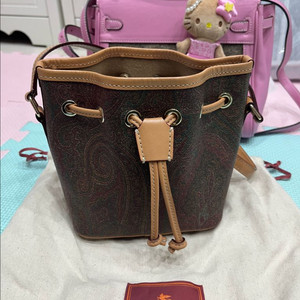 에트로 미니 버킷백 복조리 페이즐리