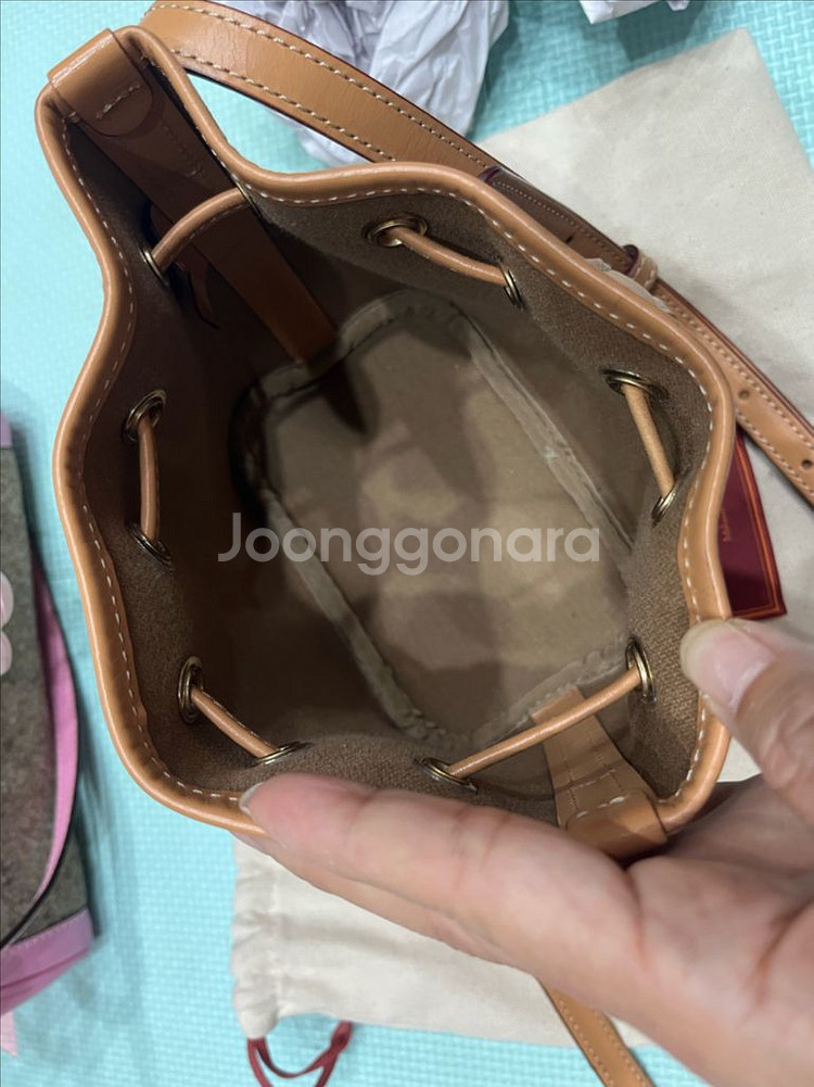 에트로 미니 버킷백 복조리 페이즐리--5