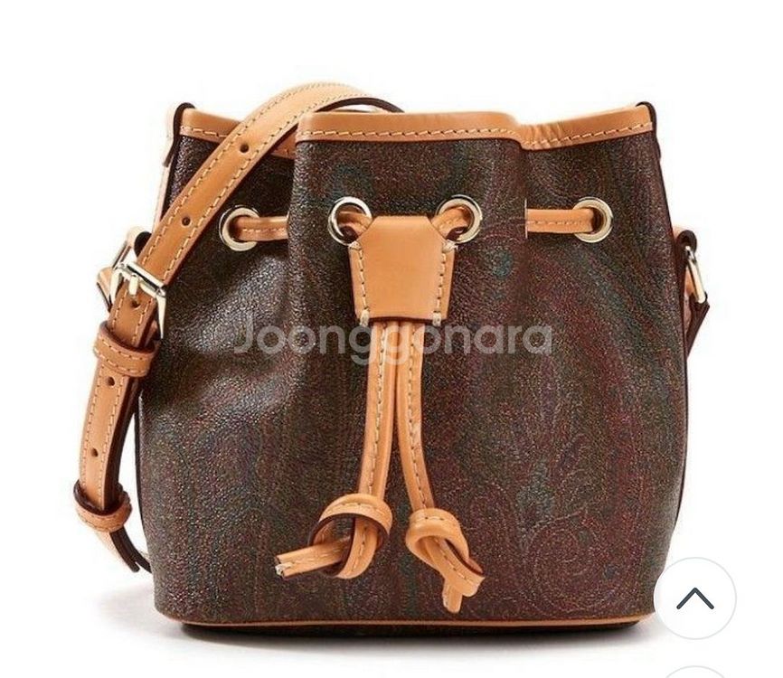 에트로 미니 버킷백 복조리 페이즐리--7