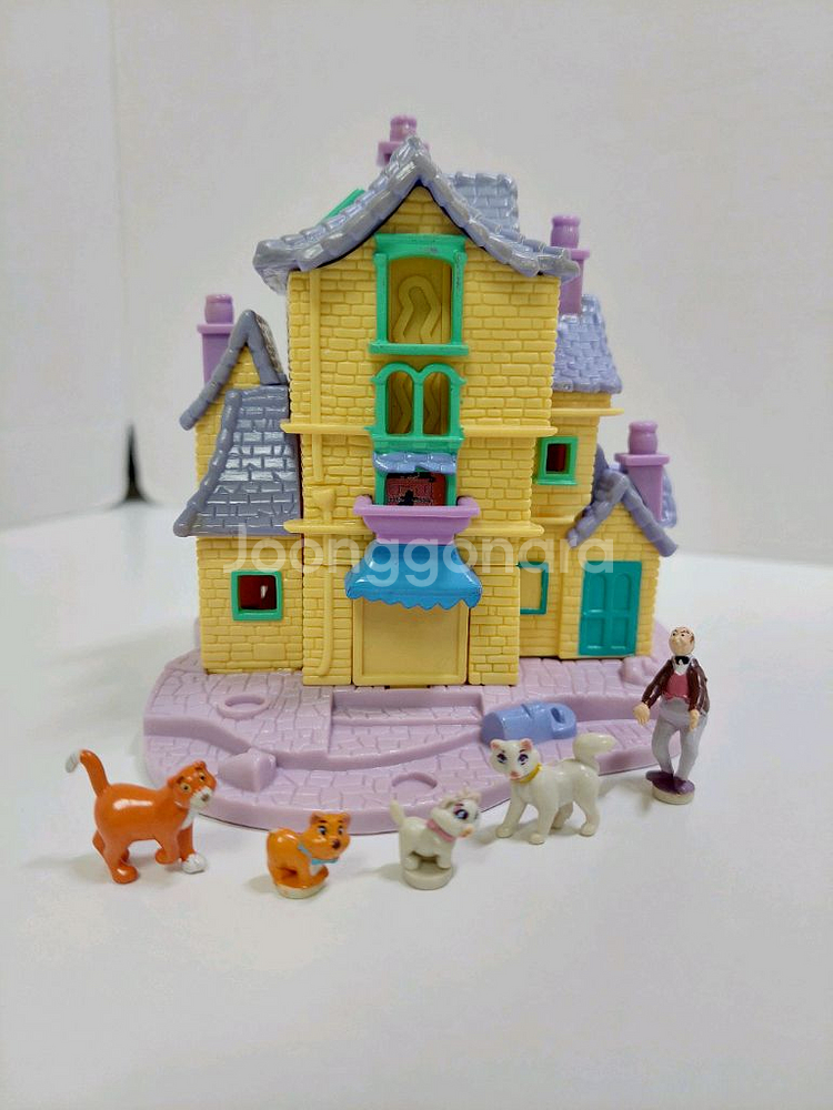 폴리포켓 디즈니 아리스토캣 하우스 컴플릿--1