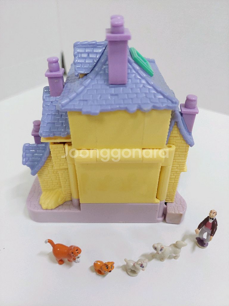 폴리포켓 디즈니 아리스토캣 하우스 컴플릿--4