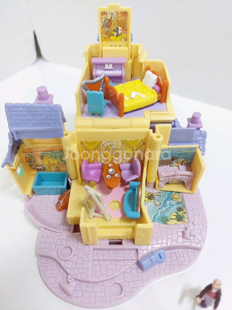 폴리포켓 디즈니 아리스토캣 하우스 컴플릿--2