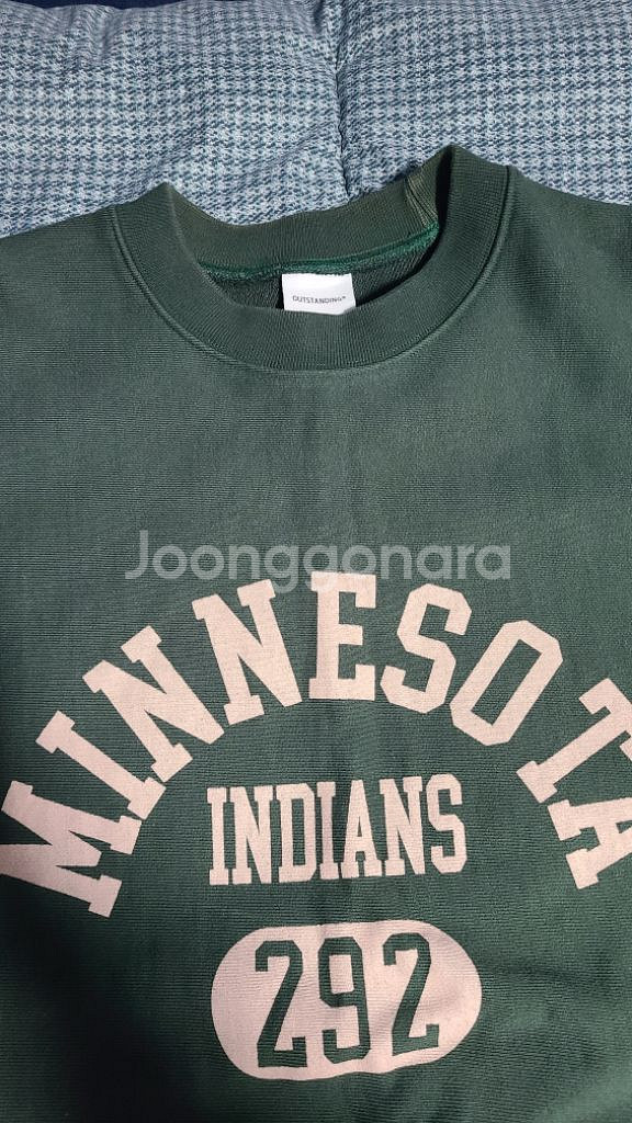 아웃스탠딩 스웨트 맨투맨 급처--3