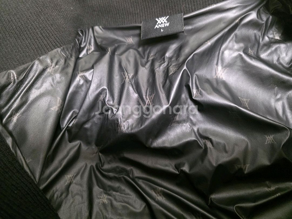 어뉴 골프 정품 남성 우븐카라 저지 자켓 100 새상품--6